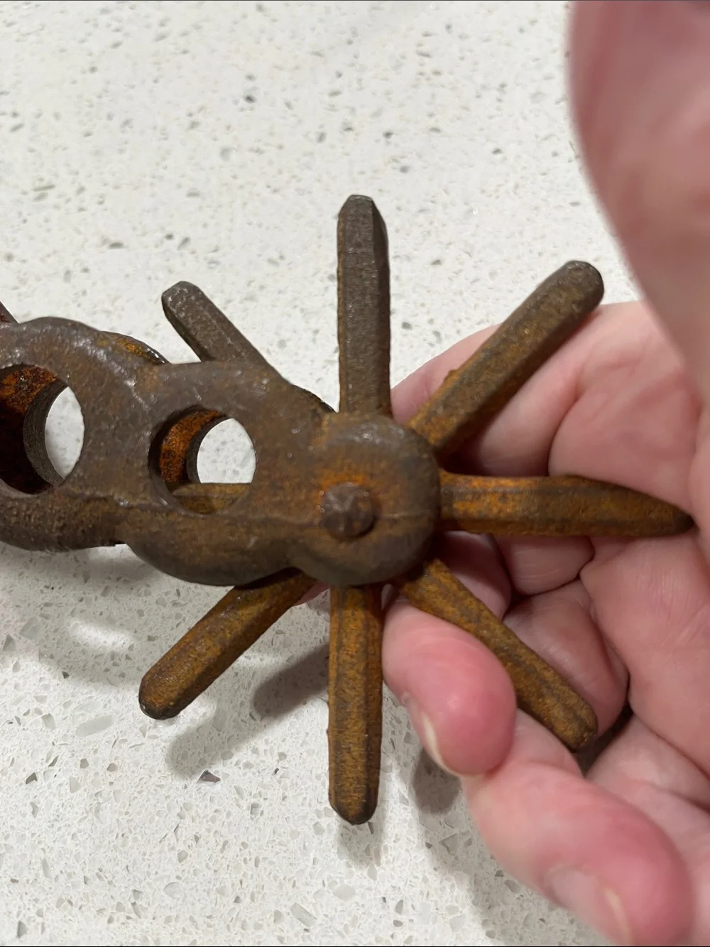 Rustic Brown Vintage US Deputy Marshals Decorative 8 Western Spurs Wall Accent